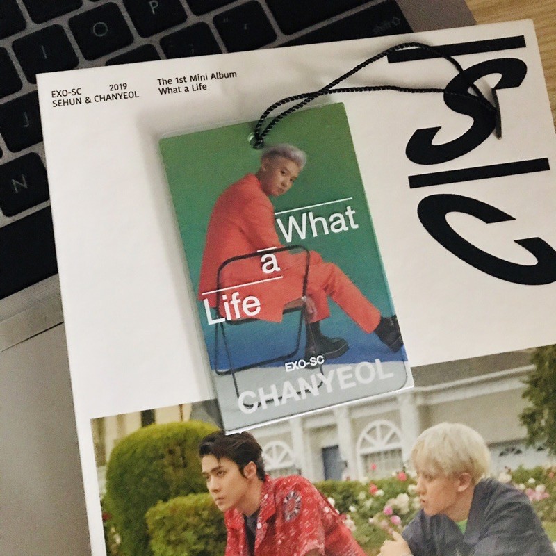 EXO-SC Chanyeol การ์ดป้ายชื่ออย่างเป็นทางการ What A Life