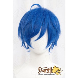 วิกคอสเพลย์ วิกผม Cosplay วิกผมสีน้ำเงินฟ้า วิกผมสั้นซอย 30 cm