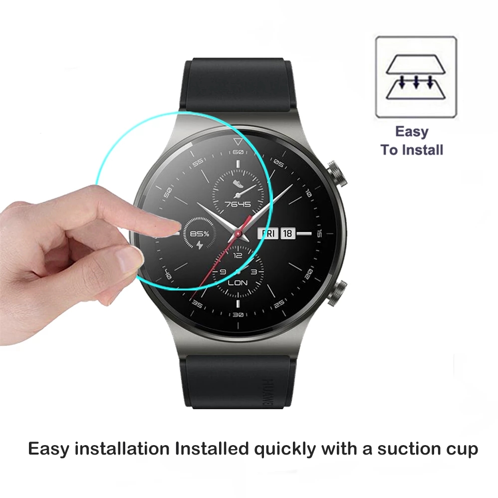 ฟิล์มกระจกนิรภัย 2.5D กันรอย สำหรับ Huawei Watch GT2 pro
