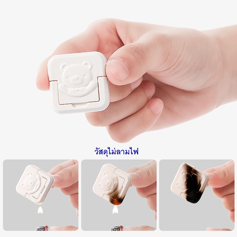 พร้อมส่ง ที่อุดรูปลั๊กไฟ รูปหมี กันไฟดูด รูปที่ 4