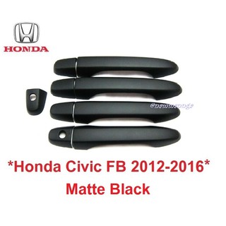 ครอบมือจับประตู HONDA CIVIC CR-V 2012-2016 สีดำด้าน รถยนต์ ฮอนด้า ซีวิค ซีอาร์วี ครอบมือดึง ครอบมือเปิด ประตู ที่ดึง