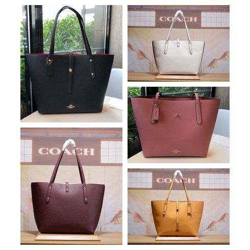 Coach 549 New Women S Large Shoulder Crossbody Bag Leather Bag Handbag Tote Bag Ladies Bag Side Backpack Shoulder Bag Shopee Thailand