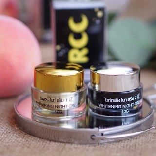 ไนท์ครีม RCC 1 set มี 2 กระปุก ปรับสีผิวให้สม่ำเสมอ