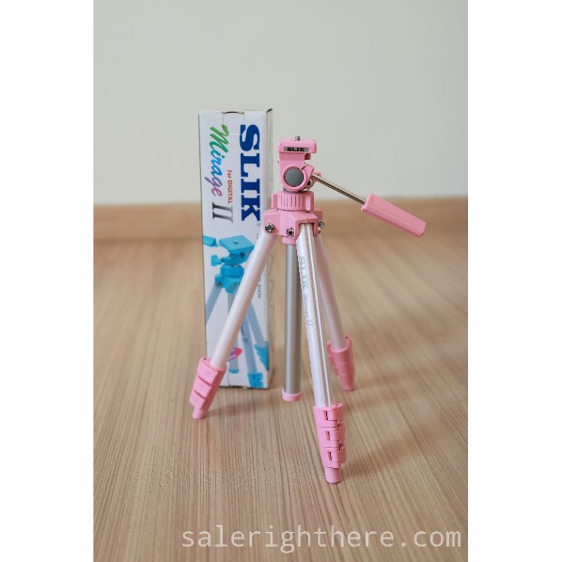 (พร้อมส่ง) ขาตั้งกล้อง Slik Tripod Mirage II (Pink)