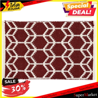 พรม HOME L&amp;S SS/SI-2610 45X70 ซม. สีแดง พรมภายใน RUG HOME L&amp;S SS/SI-2610 45X70CM RED