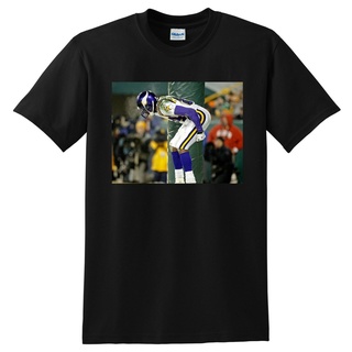 T-shirt  เสื้อยืดโปสเตอร์ Randy Moss Minnesota Vikings Moon สําหรับตกแต่งบ้านS-5XL