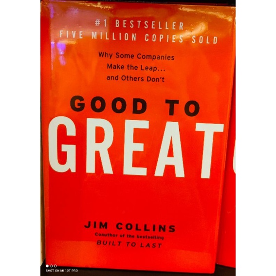 Good to great by Jim Collins