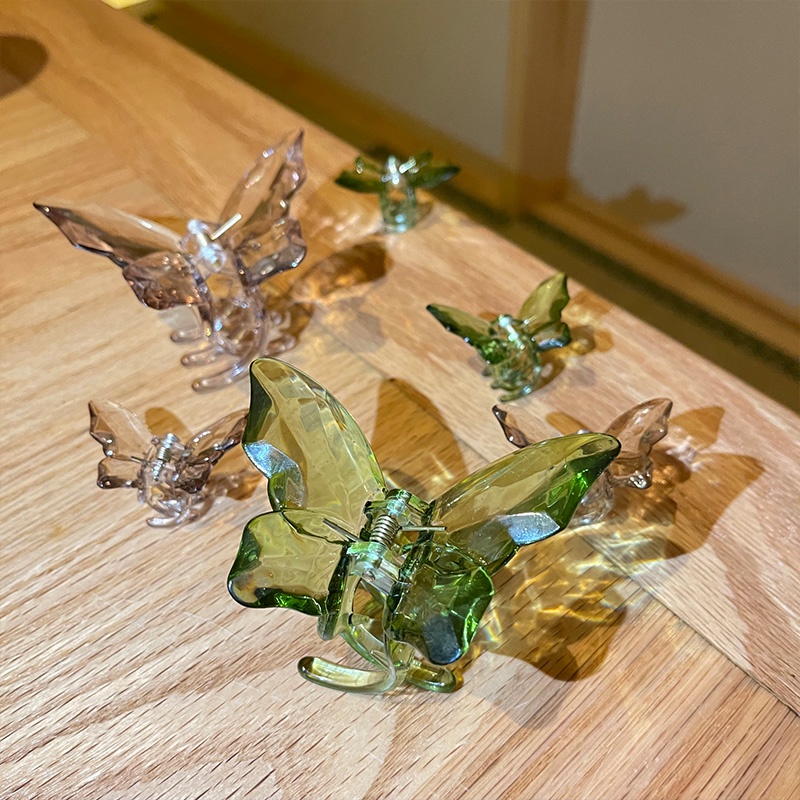 กิ๊บติดผม รูปผีเสื้อ 3 มิติ เนื้อแมตต์ สไตล์เกาหลี เหมาะกับฤดูร้อน - รูปที่ 5