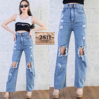 New arrival สินค้าใหม่ 2511 Vintage Denim Jeans by Great กางเกงยีนส์ ผญ กางเกงแฟชั่นผู้หญิง กางเกงยีนส์เอวสูง