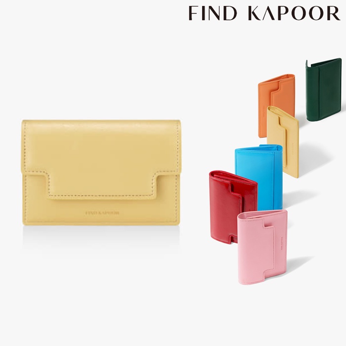 Find KAPOOR สําหรับผู้หญิง Cardholder Crinkled 6COLORS