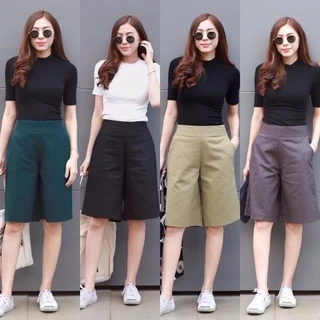 กางเกงผ้าลินินและผ้ายีนส์ ขา 3ส่วนหญิง มี 2 ขนาดให้เลือก เอว28-35สะโพก42 และ เอว36-42สะโพก50 นิ้ว