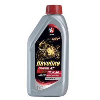 น้ํามันเกียร์ CALTEX - Havoline Super 4T SAE 10W-40/ 20W-50 (API SN)