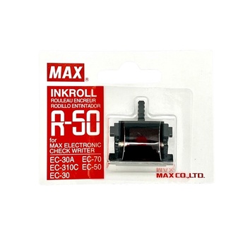 ผ้าหมึกเครื่องพิมพ์เช็ค MAX R-50 FOR MAX ELETRONIC CHECK WRITER EC-50,70,30,