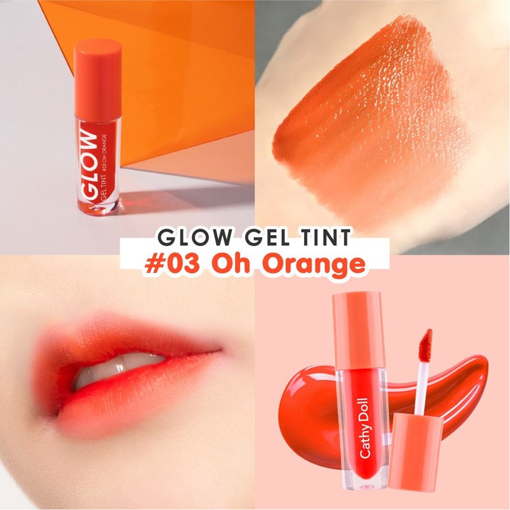 ลิปทินท์เนื้อฉ่ำ เคที่ดอลล์ โกลว์ เจลทินท์ Cathy Doll Glow Gel Tint 2.4 g.