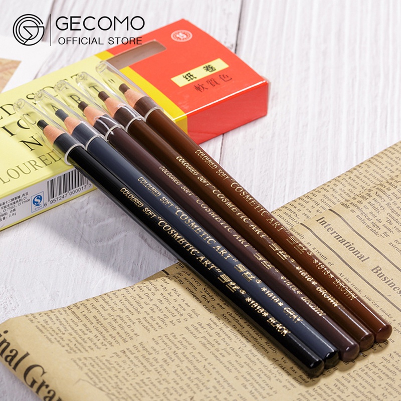 Gecomo ดินสอเขียนคิ้ว กันน้ํา ติดทนนาน สีธรรมชาติ - รูปที่ 7