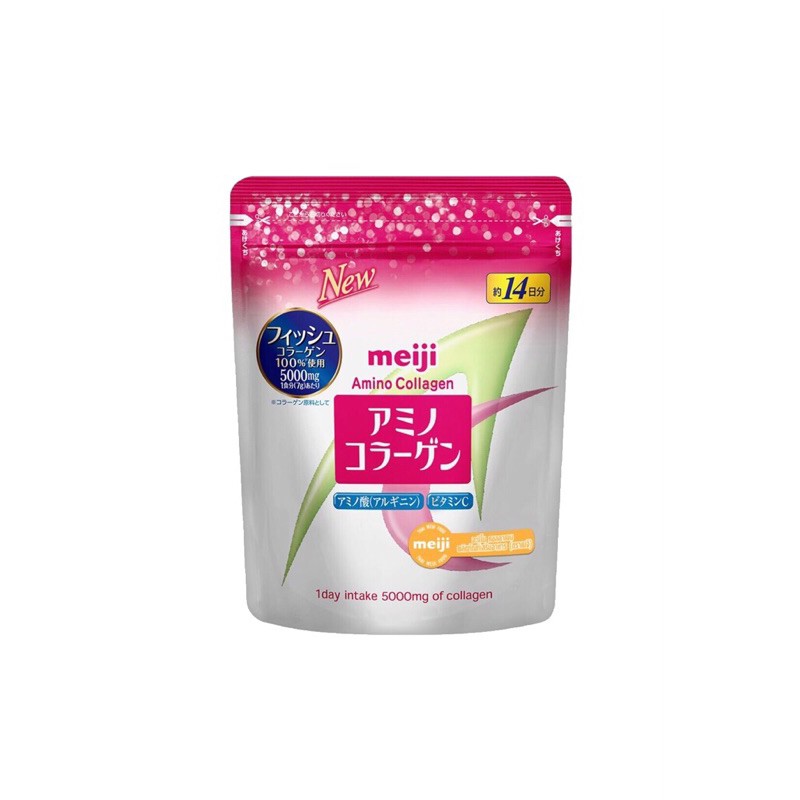 แท้💯meiji amino collagen japanเมจิคอลลาเจน(พร้อมส่ง)