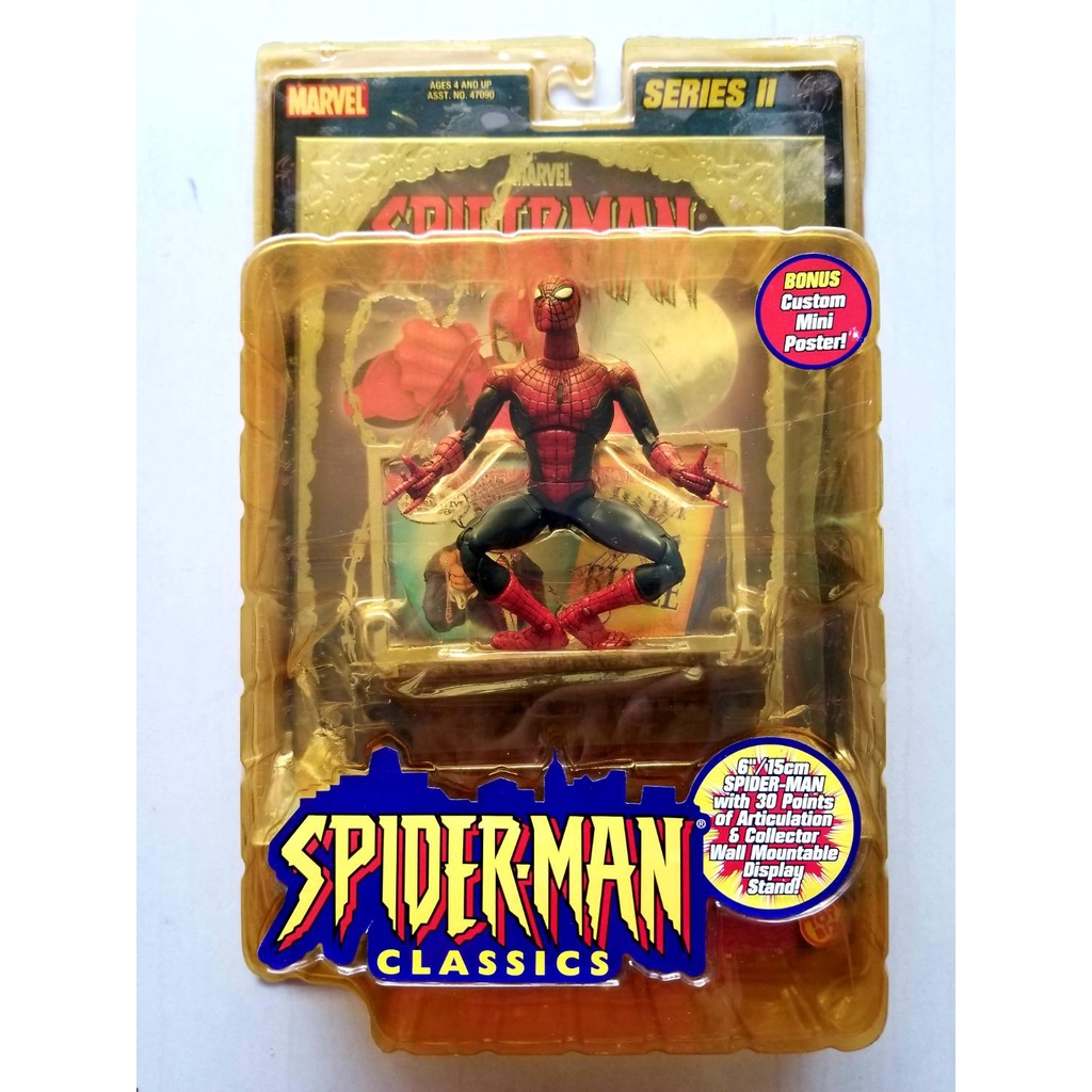 [RARE+] TOY BIZ 2001 MAEVEL LEGENDS SPIDER-MAN CLASSIC SERIES II : CLASSIC SPIDER-MAN สินค้าหายาก ปี