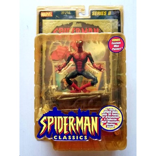 [RARE+] TOY BIZ 2001 MAEVEL LEGENDS SPIDER-MAN CLASSIC SERIES II : CLASSIC SPIDER-MAN สินค้าหายาก ปี 2001 ของใหม่ มือ 1