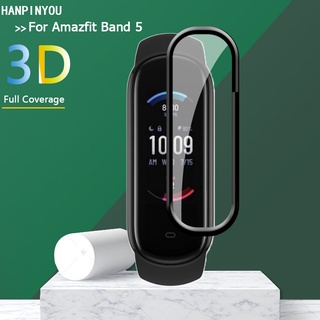 ฟิล์มกันรอยหน้าจอ 3D 1/2/3/5 ชิ้นสําหรับ Amazfit Band 5