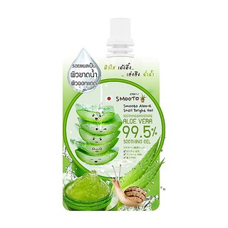 Smooto Aloe-E Snail Bright Gel สมูทโตะ อโล-อี สเนล ไบรท์ เจล ผิวใส เด้งดึ๋ง เต่งตึง ฉ่ำน้ำ  4771