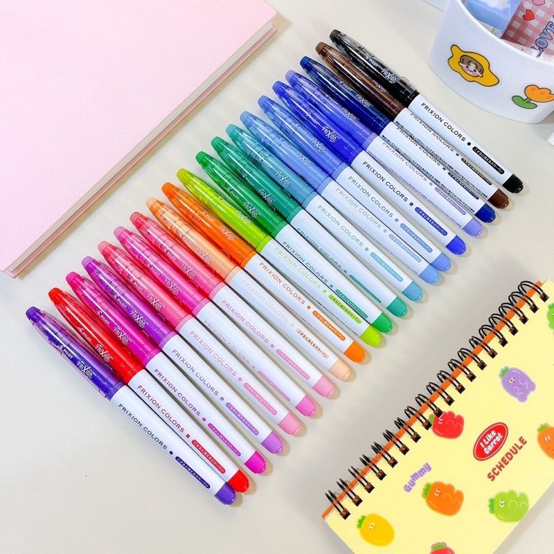 ปากกาเมจิกลบได้ ด้วยยางลบ Pilot Frixion Colors (ของแท้จากญี่ปุ่น) ปากกา เมจิก ปากกาเมจิก ลบได้ Pilot