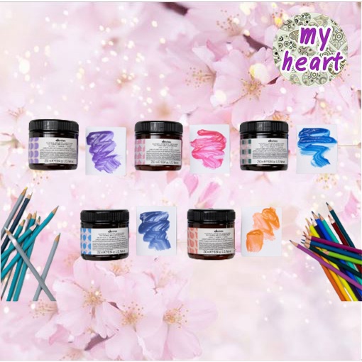 Davines Alchemic Creative Conditioner For Blonde And Lightened Hair (Lavender/Pink/Marin Blue/Teal/Coral) 250 ml