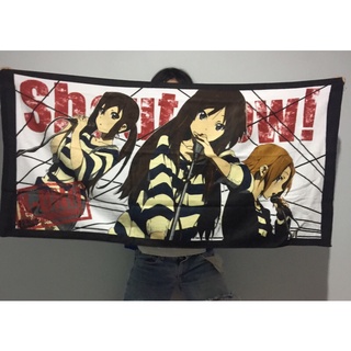 ลิขสิทธิ์ ญีปุน  ผ้าขนหนู ผ้าเช็ดตัว อนิเมะ K oN K-On Idol Anime Poster tapestry