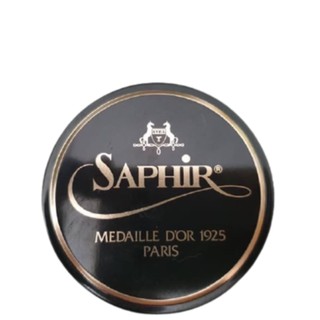 ครีมขัดรองเท้า  Saphir Beaute du Cuir Pate de Luxe สีดำ ขนาดบรรจุ 50 ml