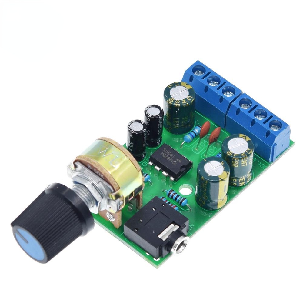 Tda2822m บอร์ดโมดูลขยายเสียงสเตอริโอ 2.0 ช่องสัญญาณคู่ AUX DC 1.8-12V
