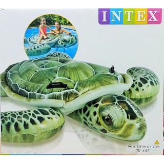 Intex Inflatable Float Toy Turtle แพยาง เต่าน้อย 1.9 ม 1.5 ม.