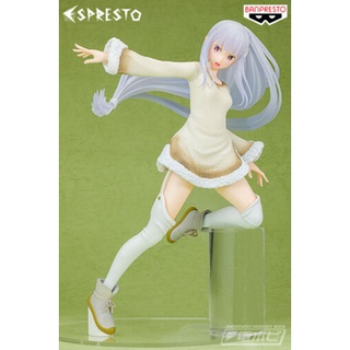 [ Figure แท้ ] Espresto - Re:Zero Starting Life in Another World - Furry materials EMILIA [ Banpresto ]