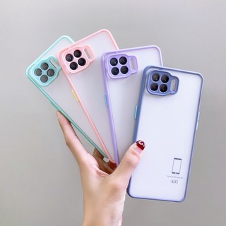 เคสหลังด้านกล้องขอบสี มี9สี รุ่น OPPO A93 เคสออปโป้ OPPOA93 เคสออปโป้A93 OPPOA15 เคสออปโป้A15 A15