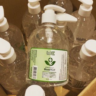 WE แอลกอฮอล์​เจล 73.6% ขวดปั๊ม 500 ml. ใช้ได้นานมาก พร้อมส่ง