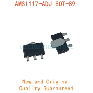 NOVO ชิปเซ็ต ไอซีควบคุมแรงดันไฟฟ้า ams1117-adj sot89 ams1117 adj sot-89 20 ชิ้น