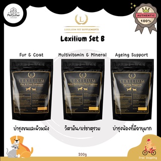 🐱 Lexelium Fur &amp; Coat/ Multivitamin /Ageing Support อาหารเสริมแมวเเละสุนัขเกรดพรีเมี่ยม x Petsister