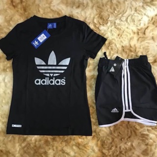 ชุดออกกำลังกายผู้หญิง Set Adidas ส่งฟรี