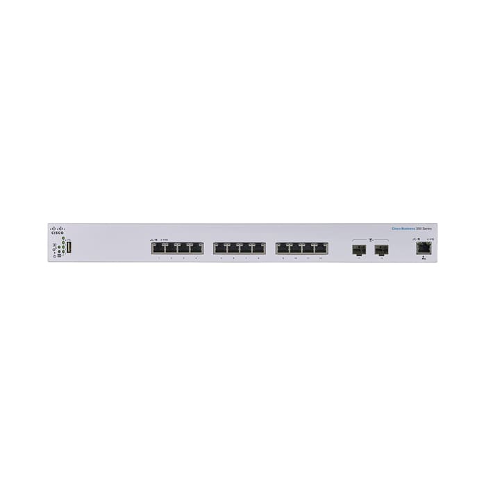 CBS350-12XT-EU	CBS350 Managed 12-port 10GE, 2x10G SFP+ Shared