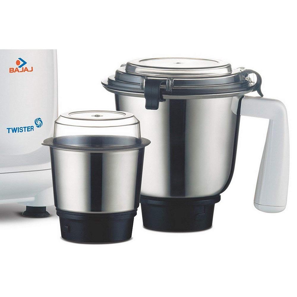 Bajaj Twister 750Watt Mixer Grinder With 3 Jars (White) Shopee Thailand