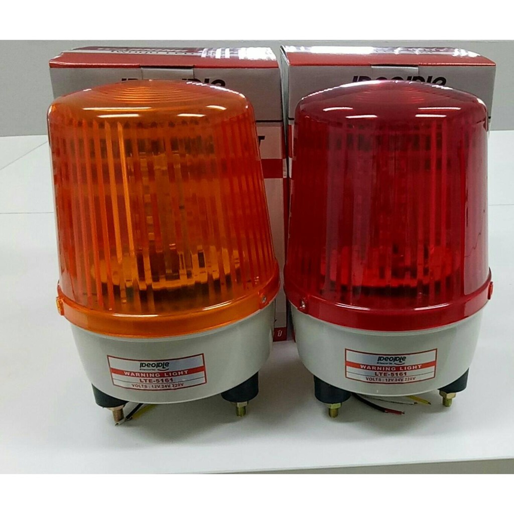 ไฟหมุน / ไฟไซเรน ขนาด 6 นิ้ว   สีแดง , สีเหลือง  ไฟฉุกเฉิน ขอทาง สัญญาณ LTE Warning Light รุ่น LTE 5161(LED)