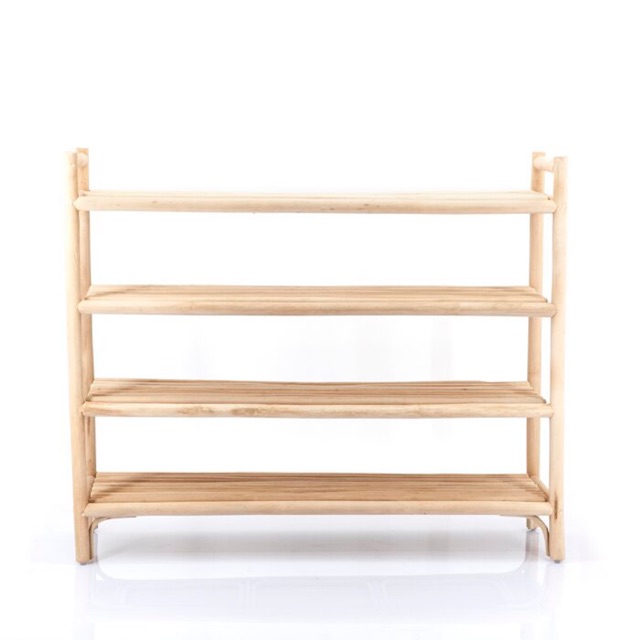 ชั่นวางรองเท้า หวายแท้ รุ่นBamboo