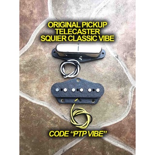 ของแท้ ชุดปิ๊กอัพกีตาร์ Telecaster Fender Squier Classic Vibe 50s Tele Alnico Neck Bridge Single Model Designed Guitar Pickups Not Seymour Duncan