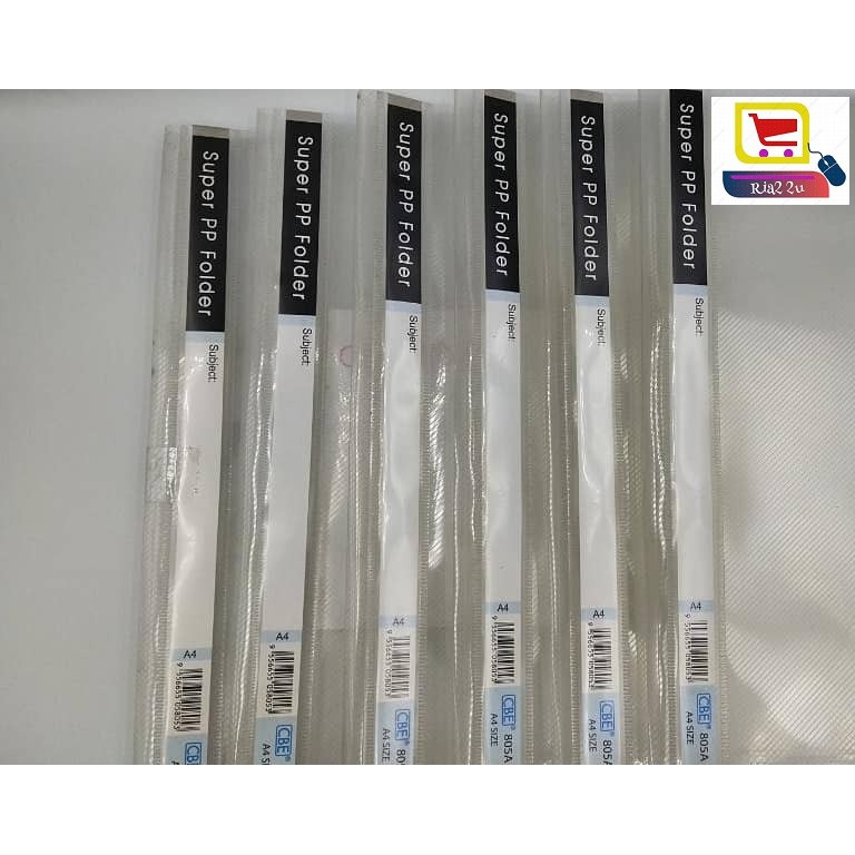 โฟลเดอร์ CBE 805A Super PP ( A4 saiz )