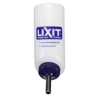 LIXIT ขวดน้ำสำหรับสัตว์เลี้ยง (32oz) ทำงานด้วยระบบสูญญากาศ ไม่รั่ว ไม่ซึม มีประกันจากผู้ผลิต 5 ปี