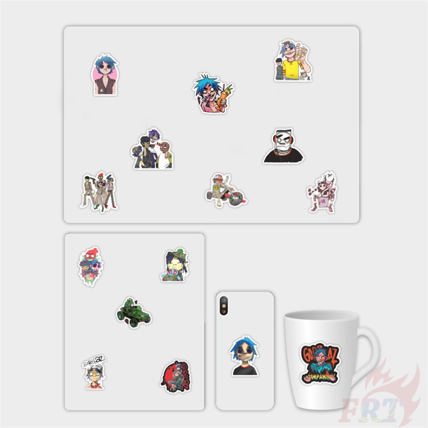 ❉ Gorillaz Series 01 Stikers ❉ 50 ชิ้น/เซ็ตกันน้ํา DIY Fashion Decals Doodle Stikers - รูปที่ 7