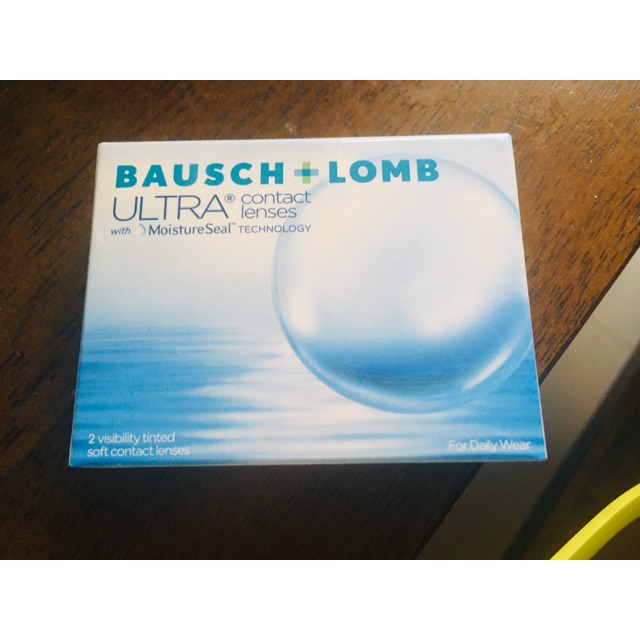 BAUSCH and LOMB Ultra 1  คู่ สายตา -4.25 แถมฟรี น้ำยาล้างคอนแทคเลนส์ขนาด 30 ml คอนแทคเลนส์รายเดือน