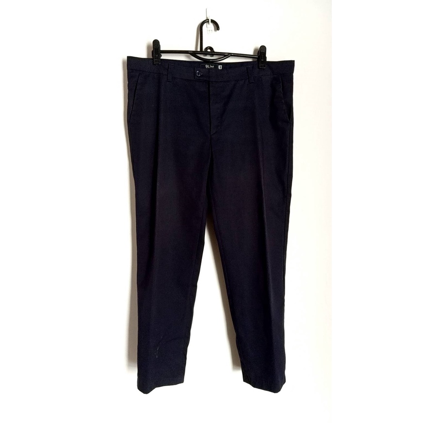 กางเกงสแล็คขายาวสีน้ำเงิน 9Live เอว 40" สะโพก 44" ยาว 40" ทรงตรง อย่างเท่