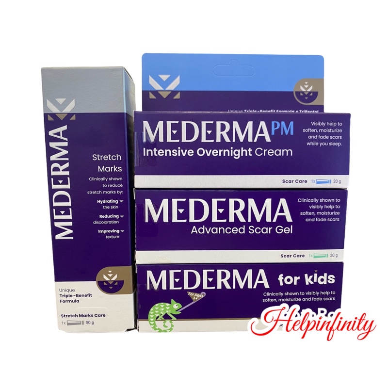 Mederma Scar Gel 20g / Mederma for Kids Scar 20g / Mederma Stretch Marks Gel 50g / Escaban Silicone 