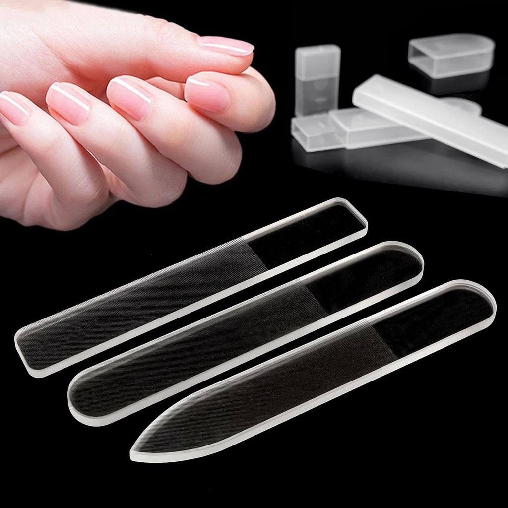 [1 Pc Pack DIY Professional Nano Glass File Buffer Nail Art Tools] [Durable Buffing Sanding File Shiner] [Professional Manicure Tools]