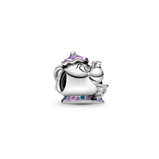 (พร้อมส่ง)*New*Pandora Disney, Mrs. Potts &amp; Chip Beauty and the Beast Charm