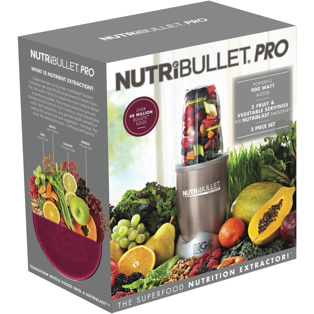 Nutribullet 900w 5 Piece Set Bruin Blog
